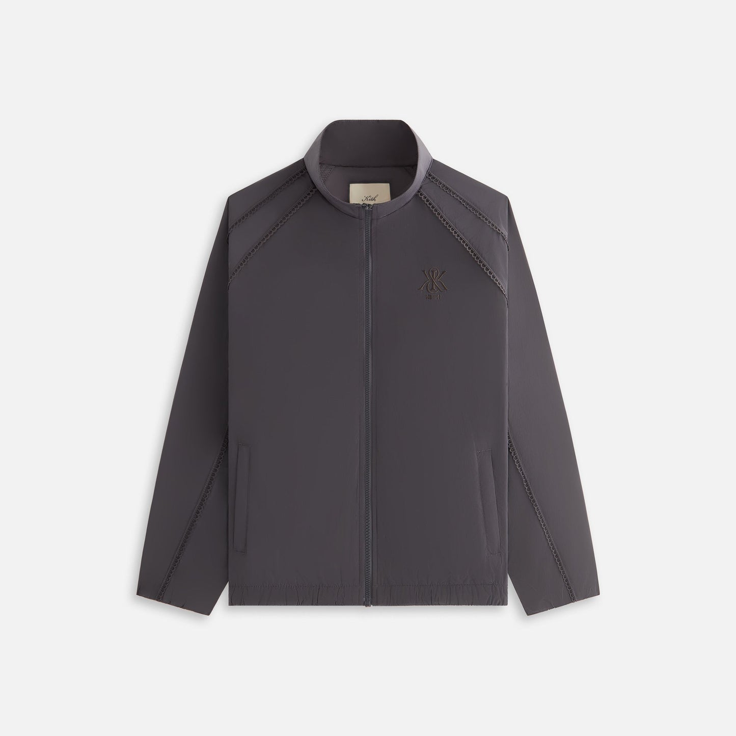 Women Kith Kith Women Azariah Seamed Track Jacket - Phantom Grey