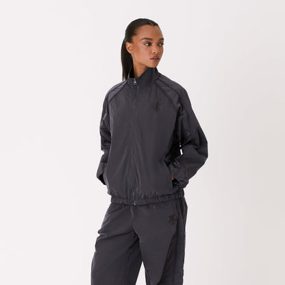 Women Kith Kith Women Azariah Seamed Track Jacket - Phantom Grey