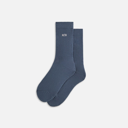 Women Kith Kith Women Speed Logo Classic Crew Sock - Gotham