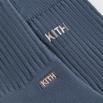 Women Kith Kith Women Speed Logo Classic Crew Sock - Gotham