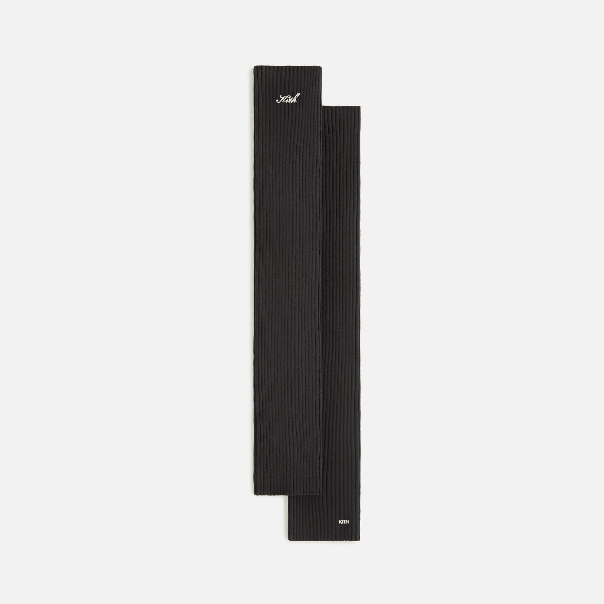 Women Kith Kith Women Script Logo Leg Warmer - Black