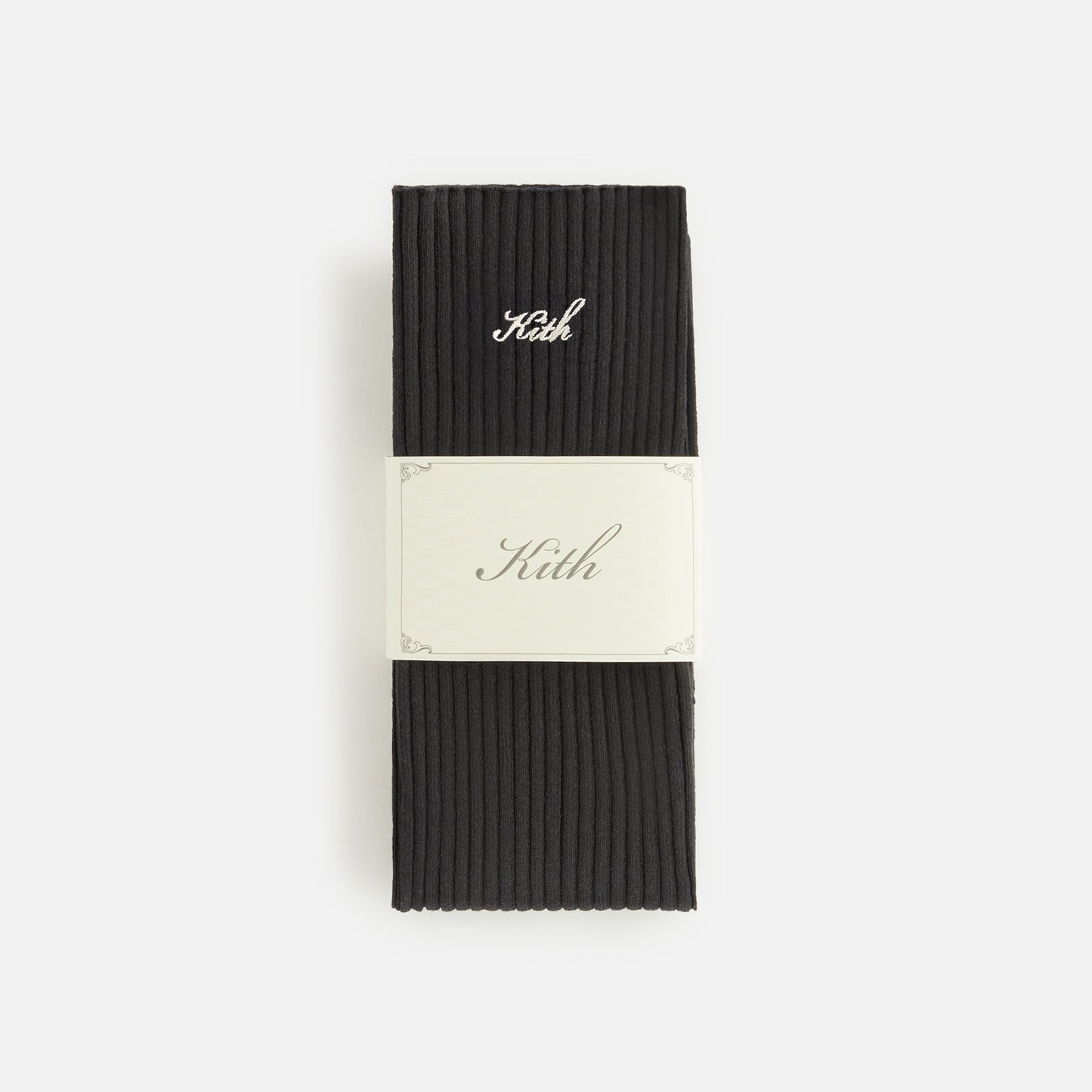 Women Kith Kith Women Script Logo Leg Warmer - Black