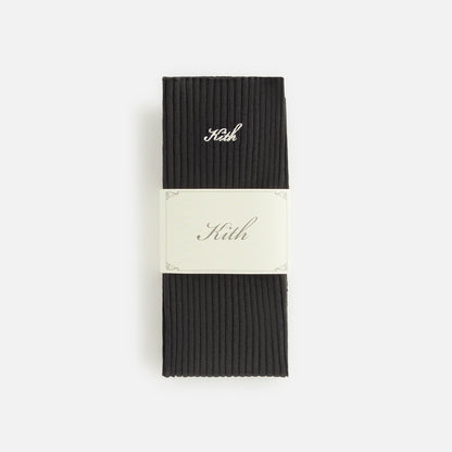Women Kith Kith Women Script Logo Leg Warmer - Black
