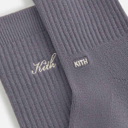 Women Kith Kith Women Script Classic Crew Socks 3-Pack - Multi