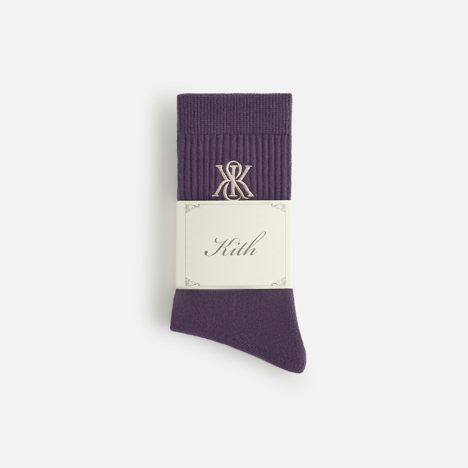 Women Kith Kith Women Crest Crew Sock - Nightshade