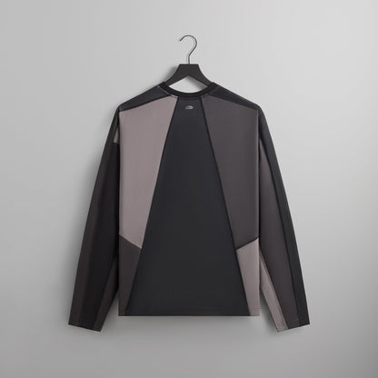 Men Kith Kith Long Sleeve Panelled Otto Tee - Black