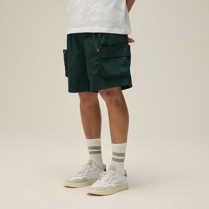 Men Kith Kith Wrinkle Nylon Evan Cargo Short - Stadium