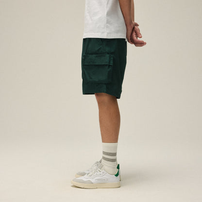 Men Kith Kith Wrinkle Nylon Evan Cargo Short - Stadium