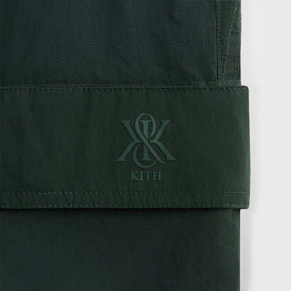 Men Kith Kith Wrinkle Nylon Evan Cargo Short - Stadium