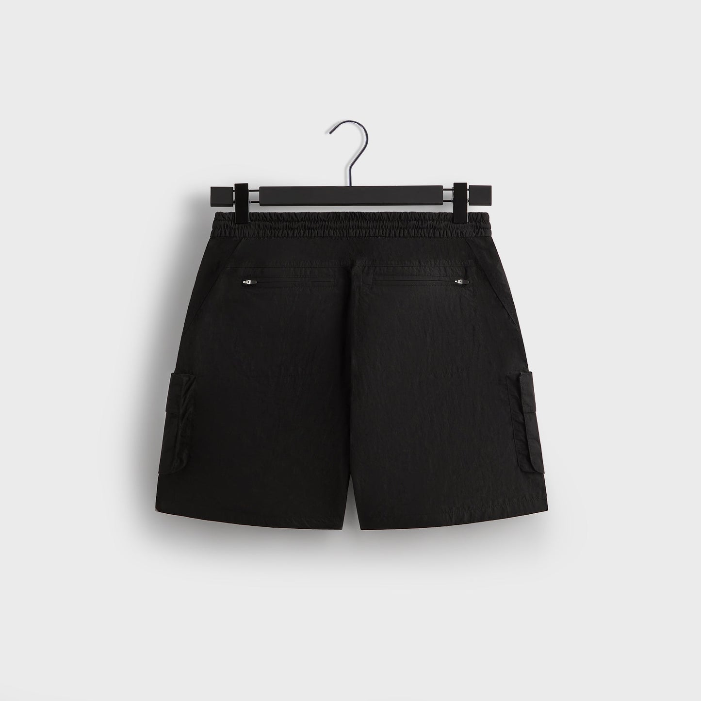 Men Kith Kith Wrinkle Nylon Evan Cargo Short - Black