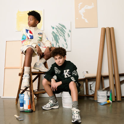 Kids Kith Kith Kids Reversible Coaches Jacket - Stadium