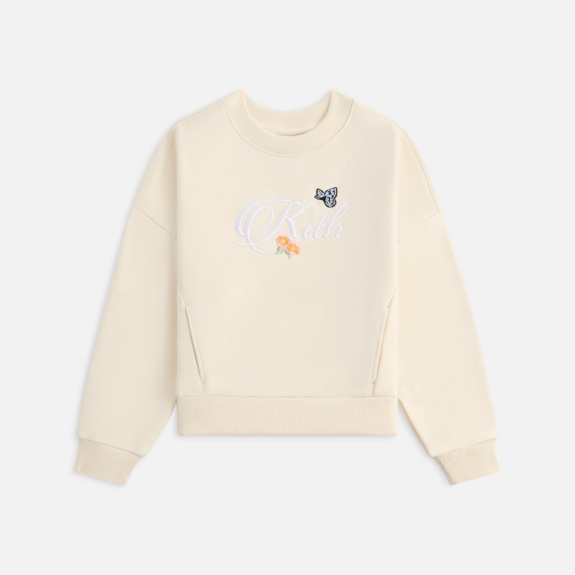 Kids Kith Kith Kids Script Nelson Crewneck - Silk