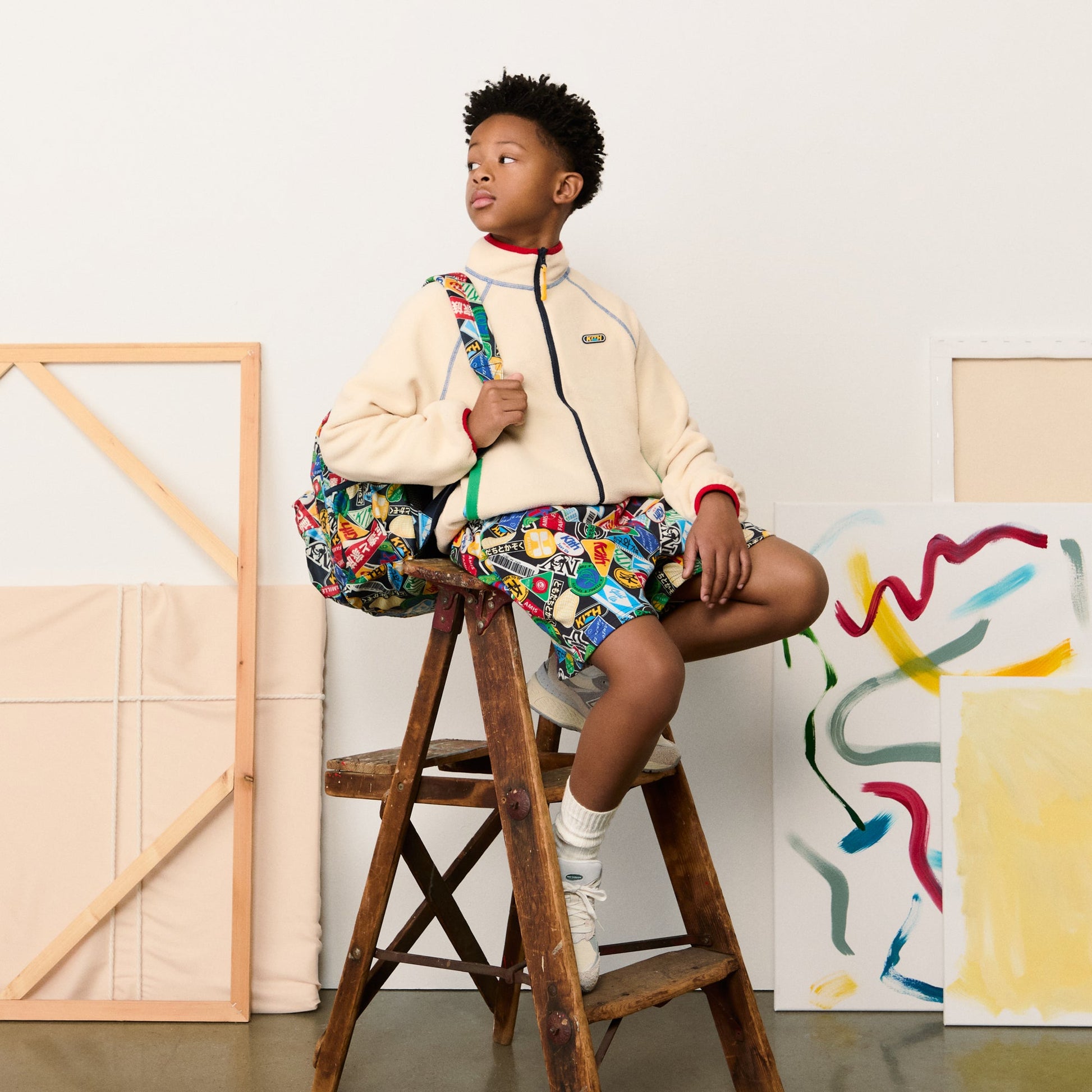 Kids Kith Kith Kids Friends & Family Liam Short - Nocturnal