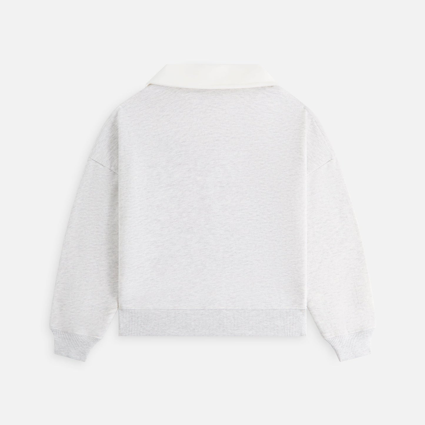 Kids Kith Kith Kids Collared Logo Nelson Sweatshirt - Light Heather Grey
