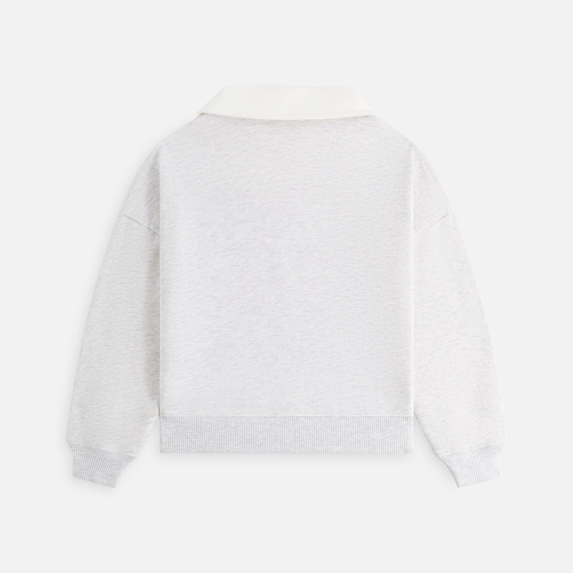 Kids Kith Kith Kids Collared Logo Nelson Sweatshirt - Light Heather Grey