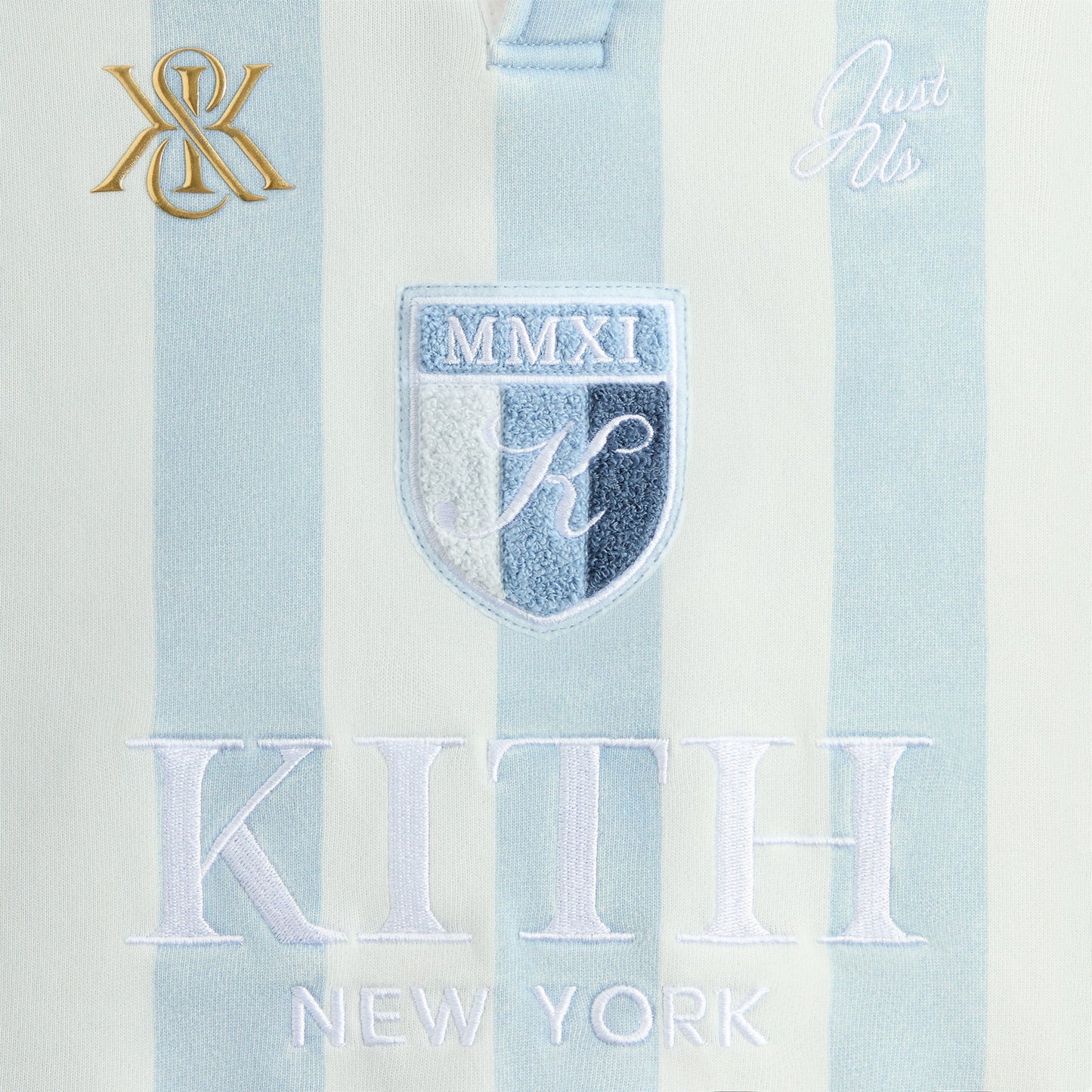 Kids Kith Kith Kids Collared Logo Nelson Sweatshirt - Melody