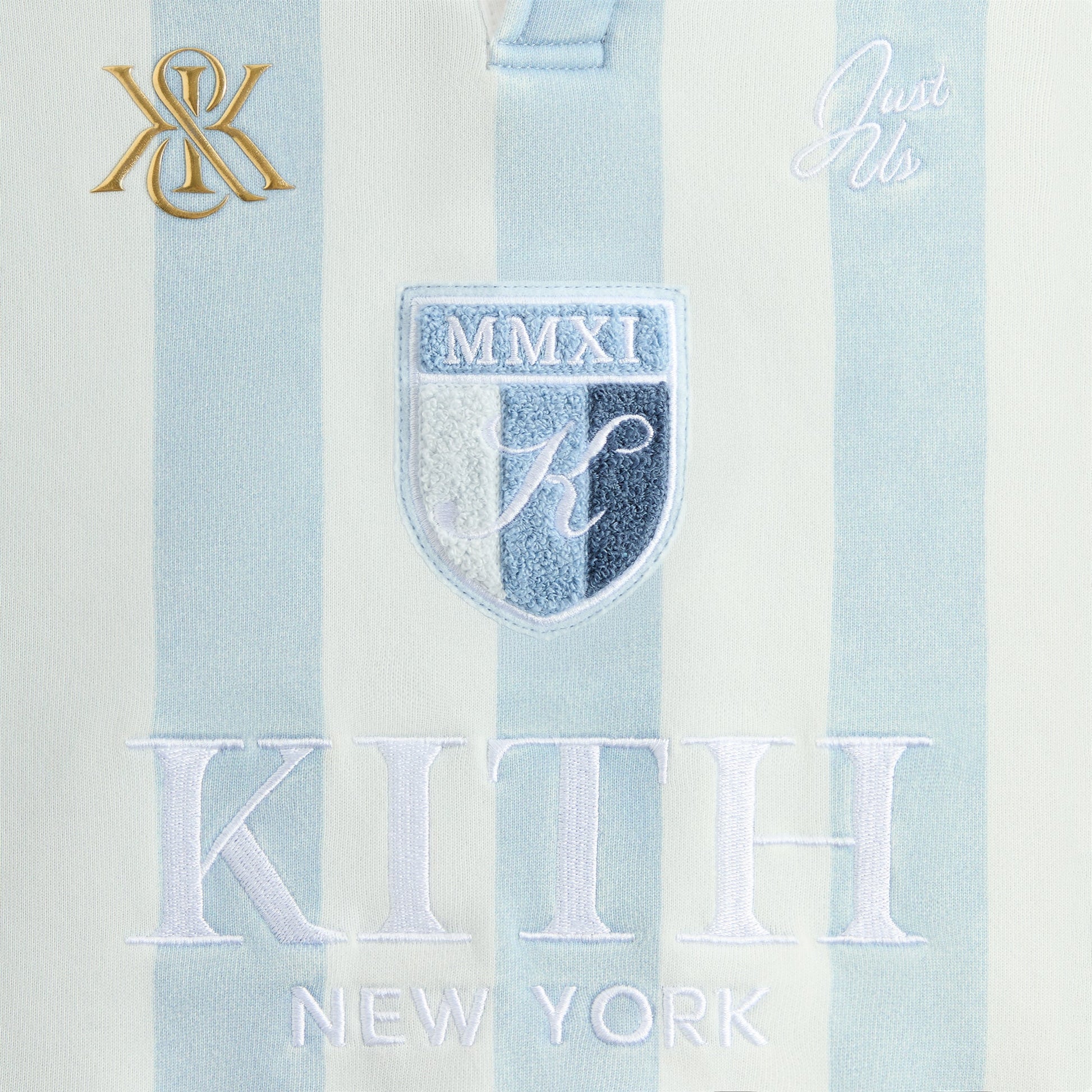 Kids Kith Kith Kids Collared Logo Nelson Sweatshirt - Melody