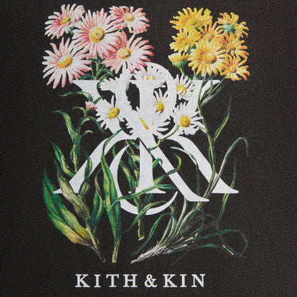 Kids Kith Kith Kids K&K Daisy Vintage Tee - Black