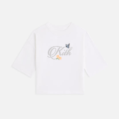 Kids Kith Kith Kids Script Leonard Tee - White