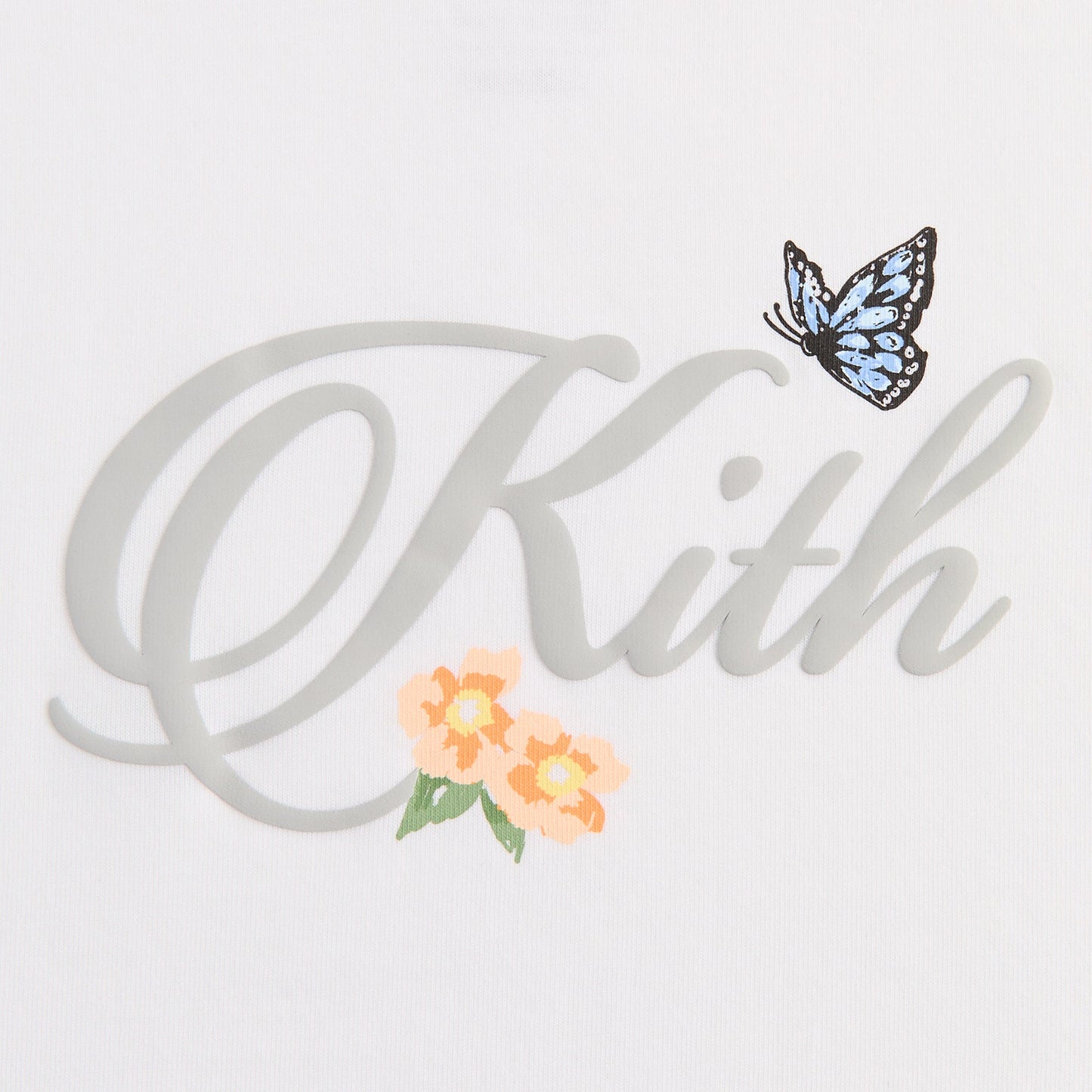 Kids Kith Kith Kids Script Leonard Tee - White