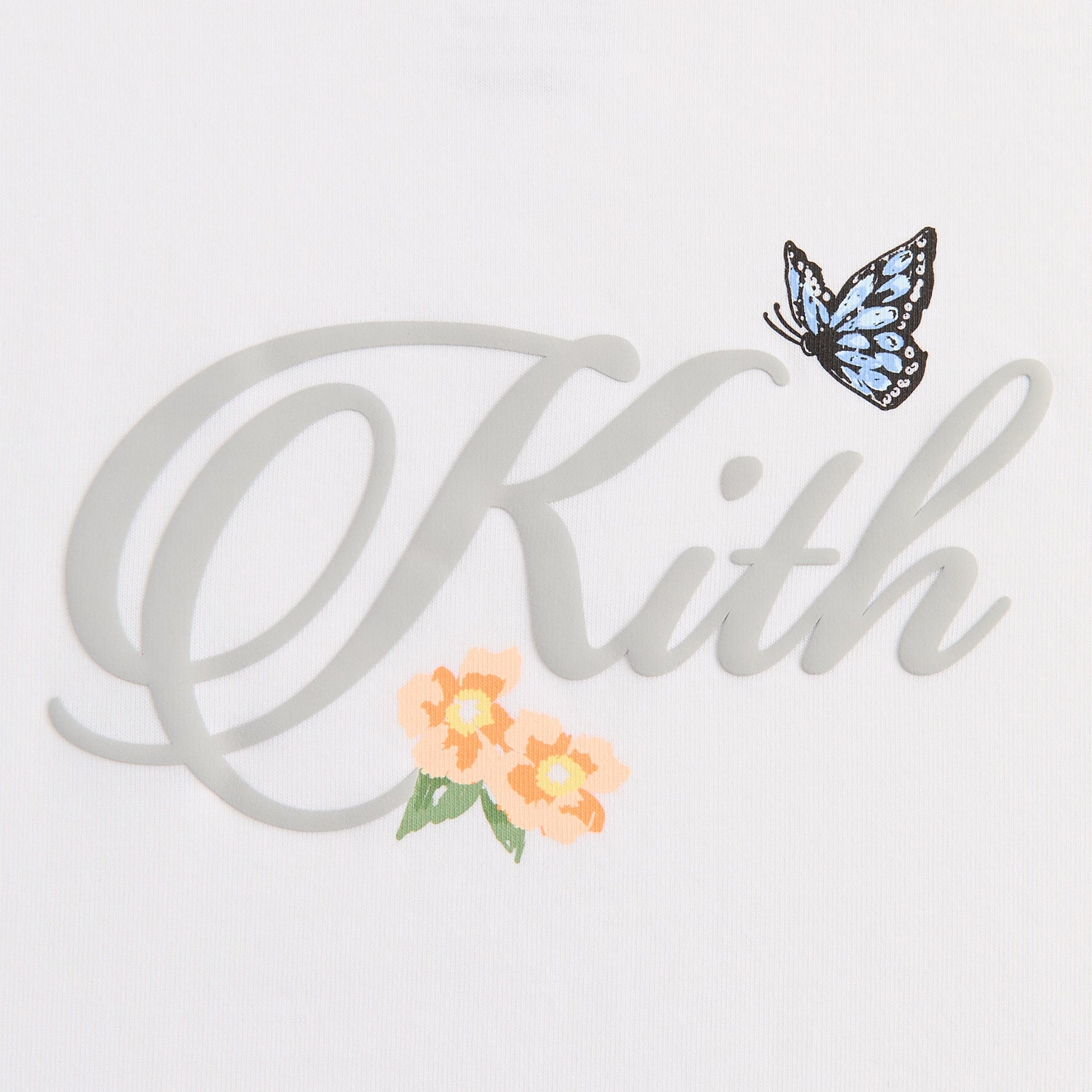 Kids Kith Kith Kids Script Leonard Tee - White
