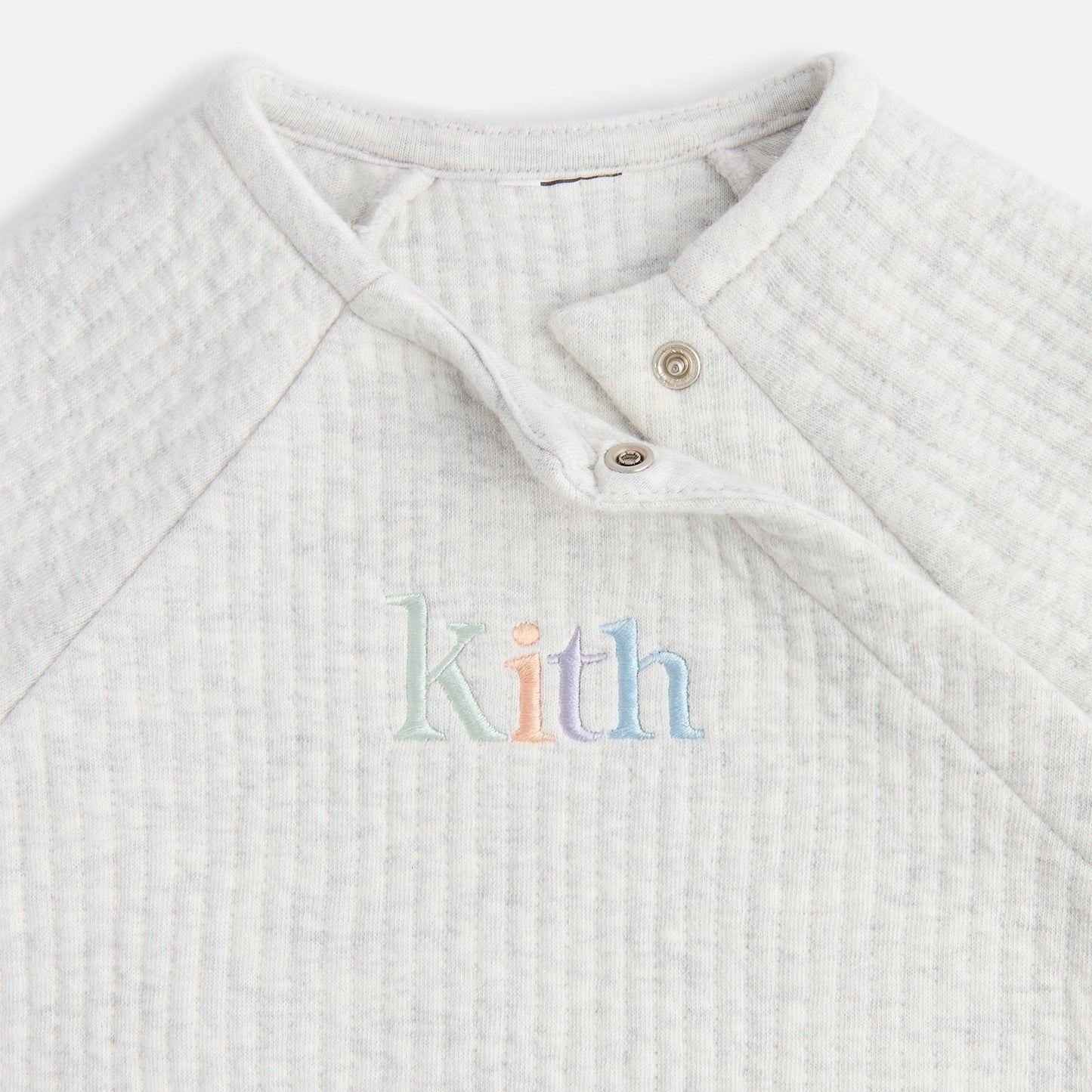 Kids Kith Kith Baby Quilted Coverall - Light Heather Grey