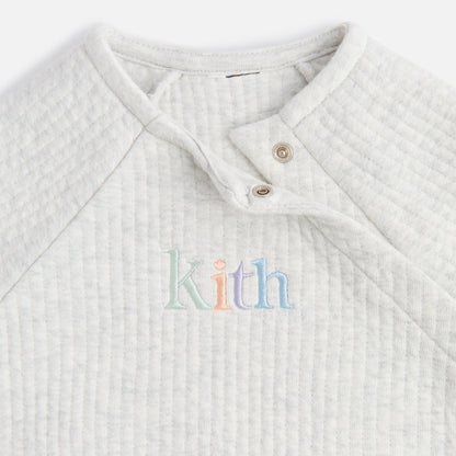 Kids Kith Kith Baby Quilted Coverall - Light Heather Grey