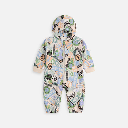 Kids Kith Kith Baby Friends and Family Nelson Coverall - Sandrift