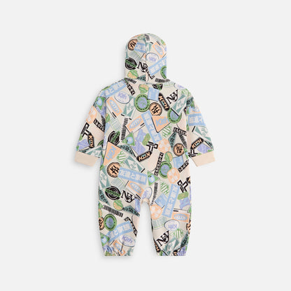 Kids Kith Kith Baby Friends and Family Nelson Coverall - Sandrift