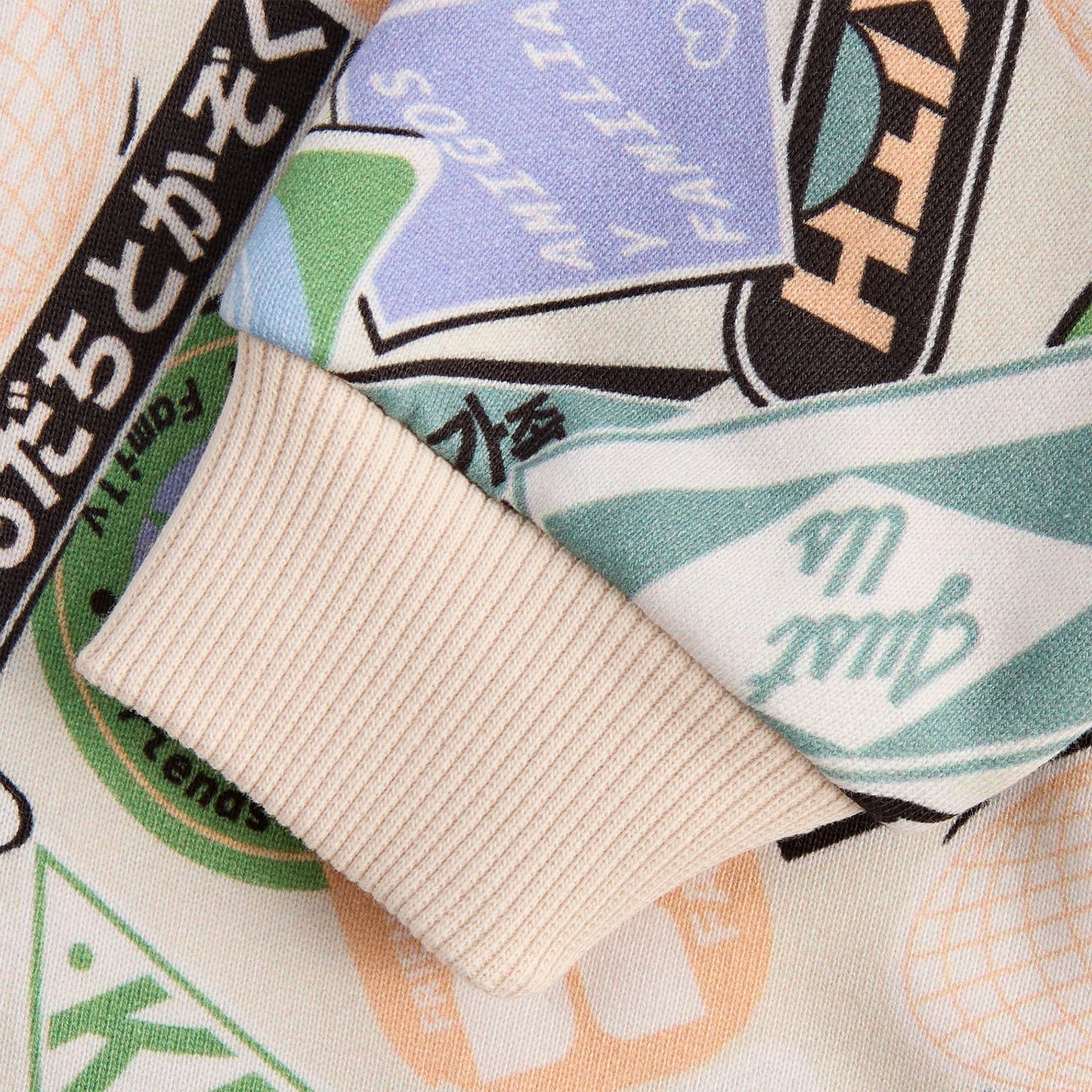 Kids Kith Kith Baby Friends and Family Nelson Coverall - Sandrift