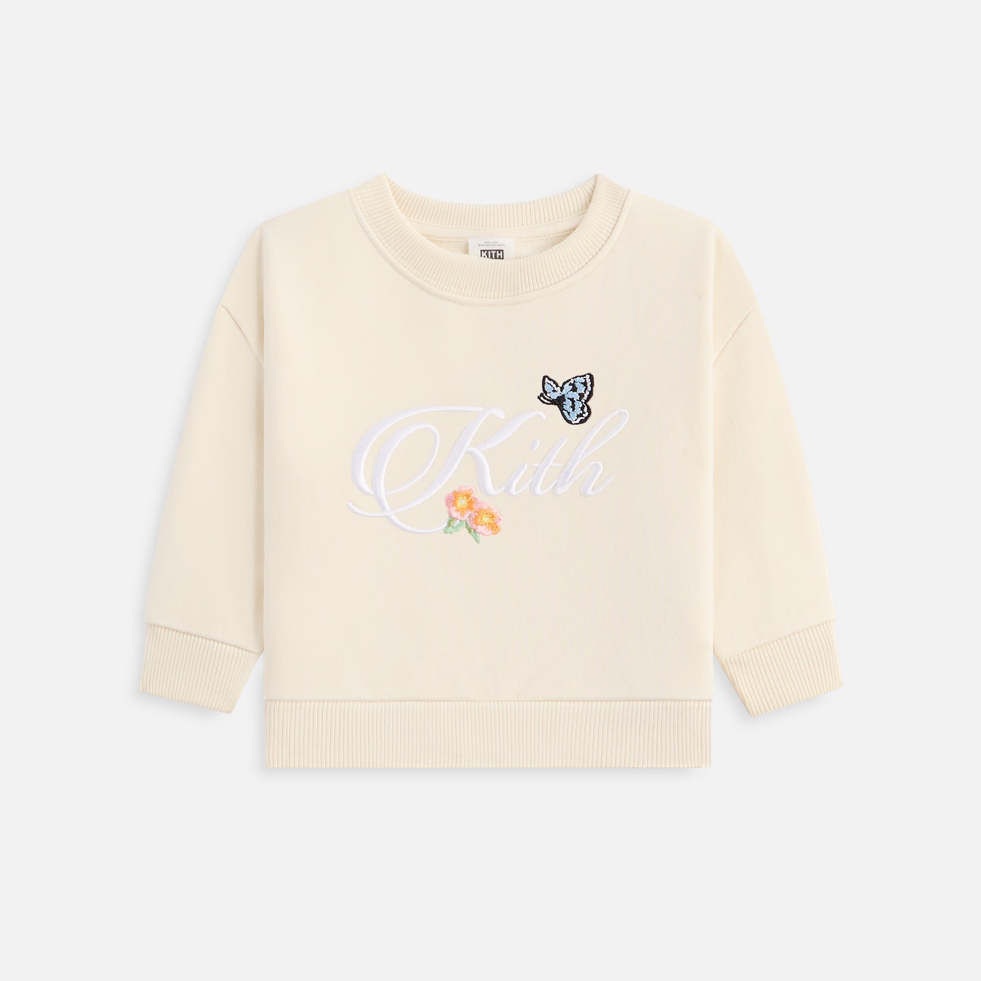 Kids Kith Kith Baby Script Nelson Crewneck - Silk