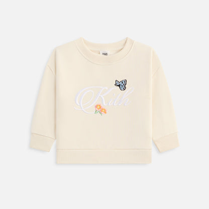 Kids Kith Kith Baby Script Nelson Crewneck - Silk
