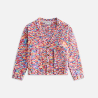 Kids Kith Kith Kids Weirfield Logo Space Dye Cardigan - Fervor