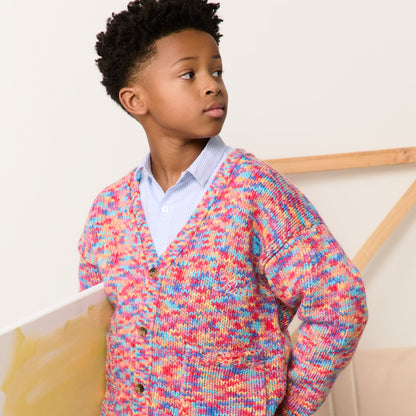 Kids Kith Kith Kids Weirfield Logo Space Dye Cardigan - Fervor