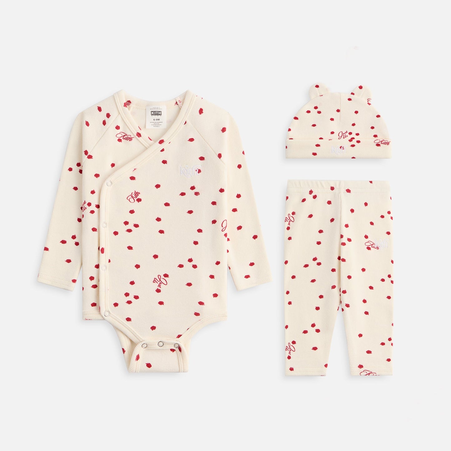 Kids Kith Kith Baby Printed Ribbed Kimono Set - Silk