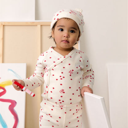 Kids Kith Kith Baby Printed Ribbed Kimono Set - Silk