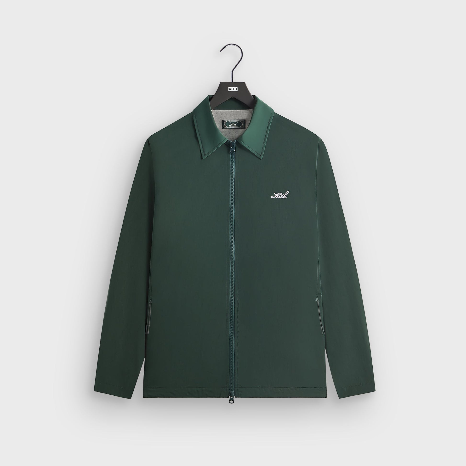 Men Kith Kith Wrinkle Nylon Jonas Coaches Jacket - Stadium