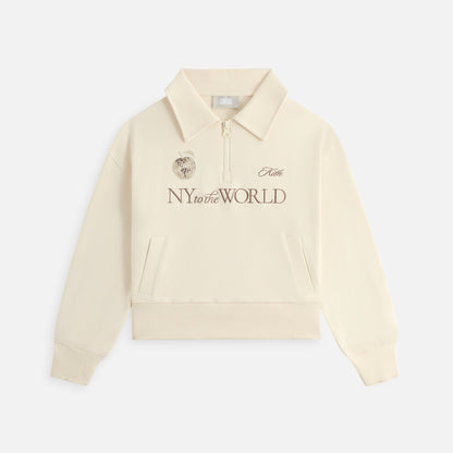Kids Kith Kith Kids Nelson Quarter Zip Rugby - Waffle