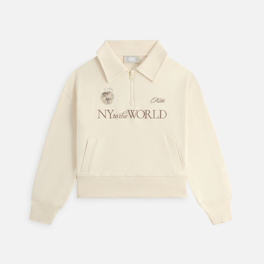 Kids Kith Kith Kids Nelson Quarter Zip Rugby - Waffle