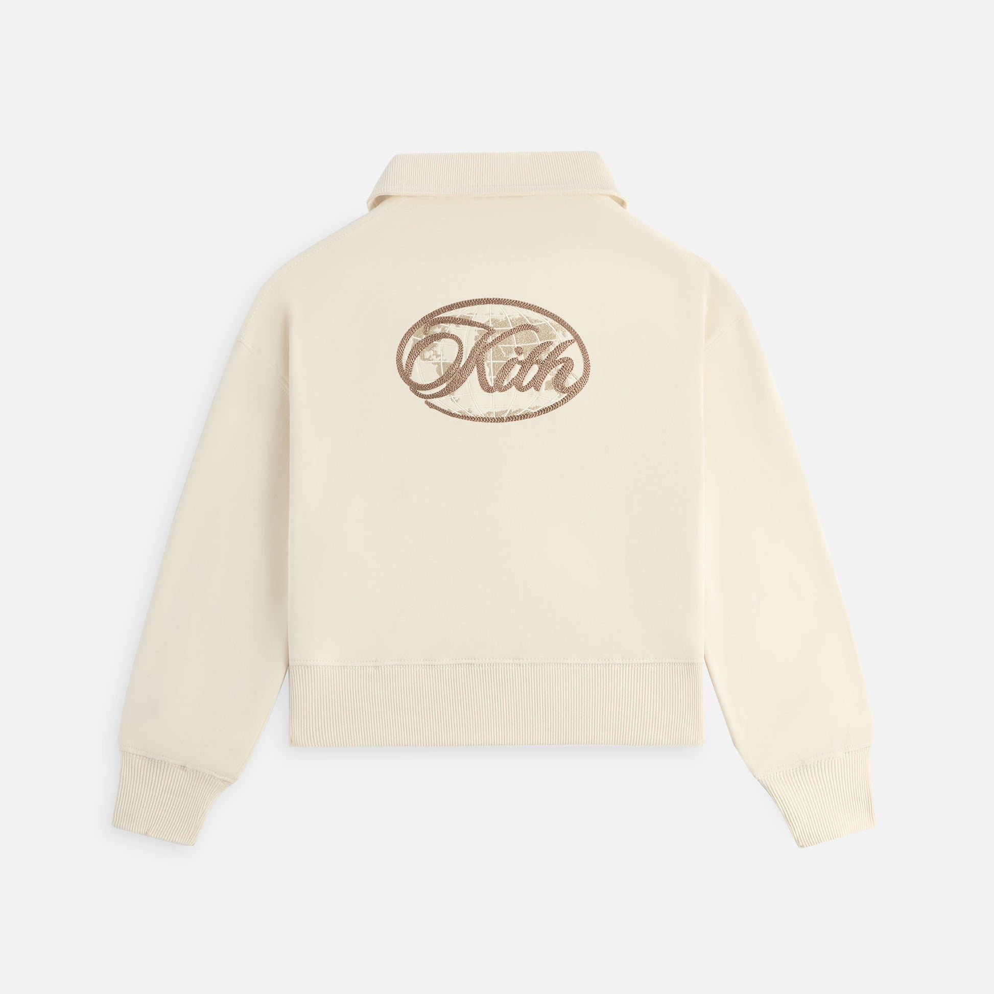 Kids Kith Kith Kids Nelson Quarter Zip Rugby - Waffle
