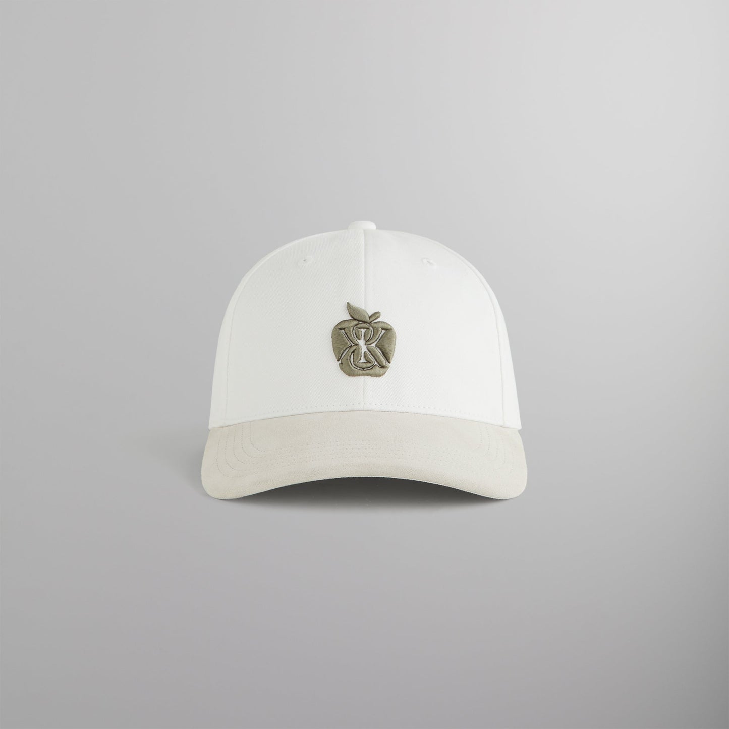 Men Kith Kith Two Tone Suede Brim Aaron Classic Cap - White