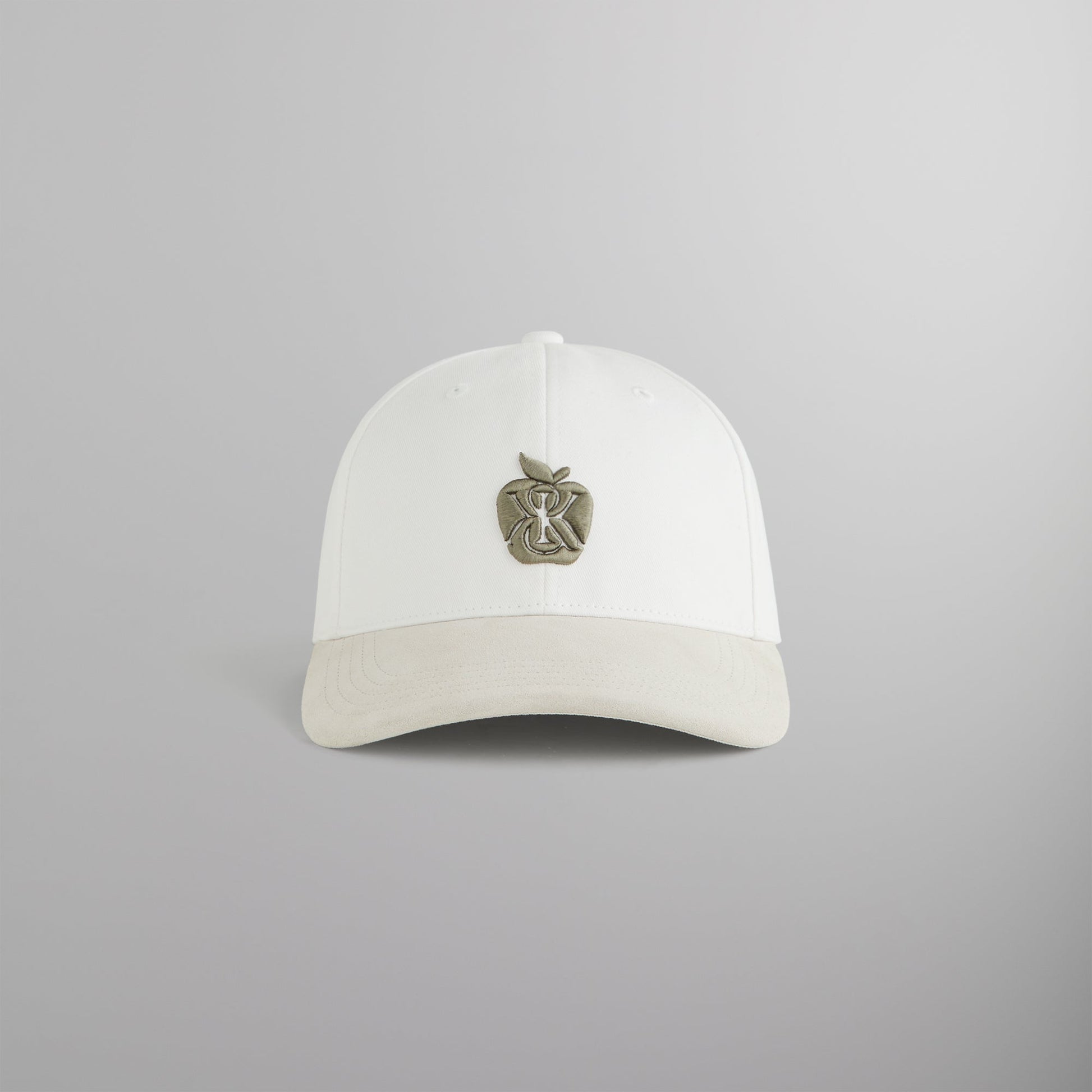 Men Kith Kith Two Tone Suede Brim Aaron Classic Cap - White