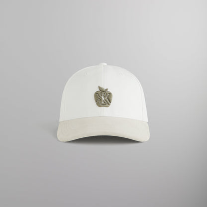 Men Kith Kith Two Tone Suede Brim Aaron Classic Cap - White