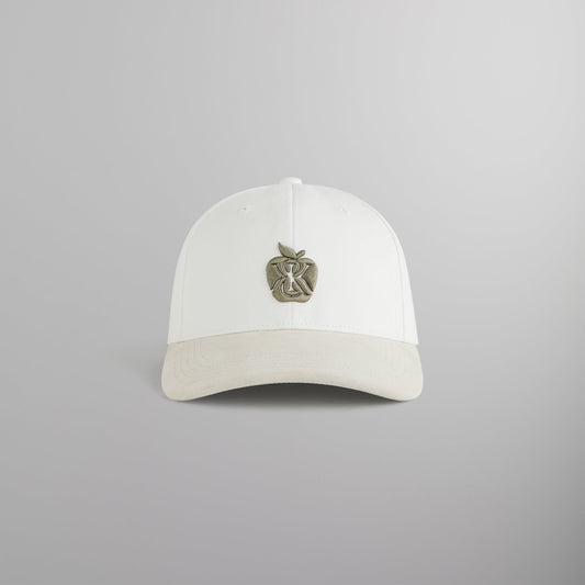 Men Kith Kith Two Tone Suede Brim Aaron Classic Cap - White