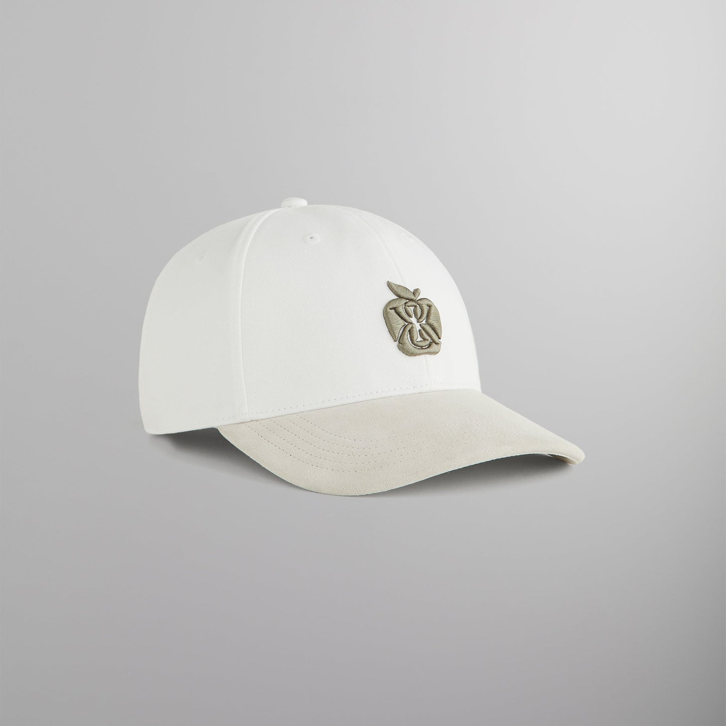 Men Kith Kith Two Tone Suede Brim Aaron Classic Cap - White