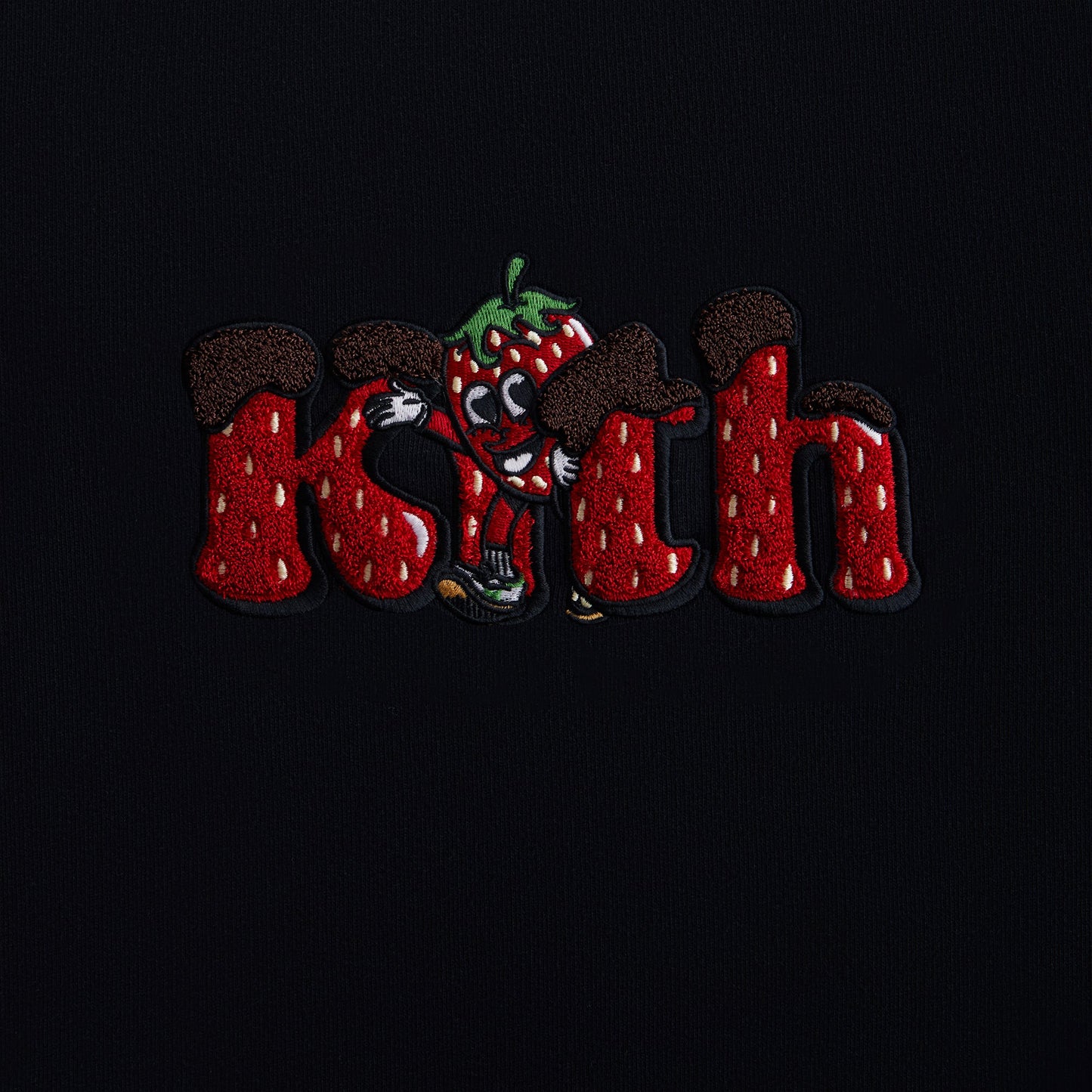 Men Kith Kith Treats Strawberry Nelson Crewneck - Black