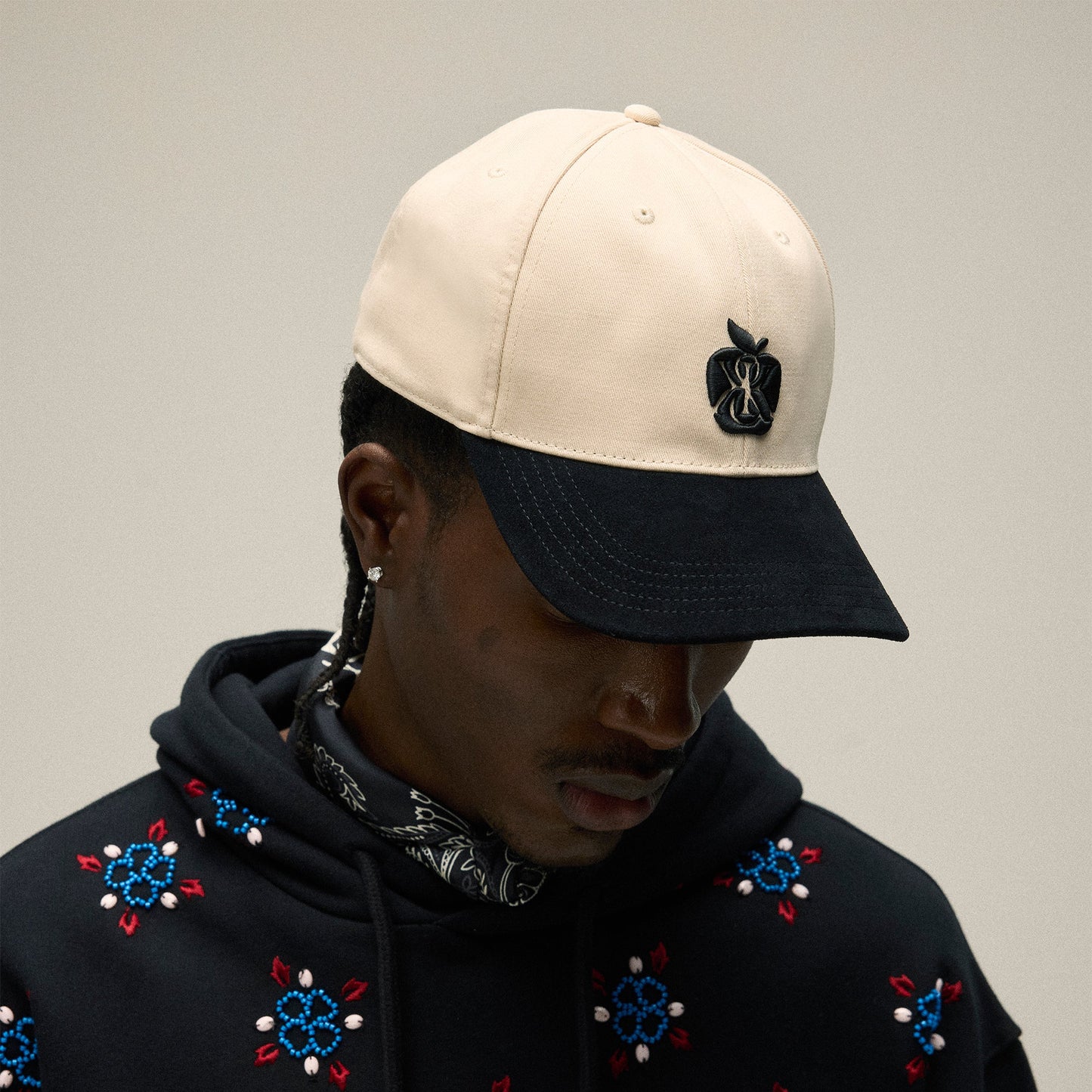 Men Kith Kith Two Tone Suede Brim Aaron Classic Cap - Black