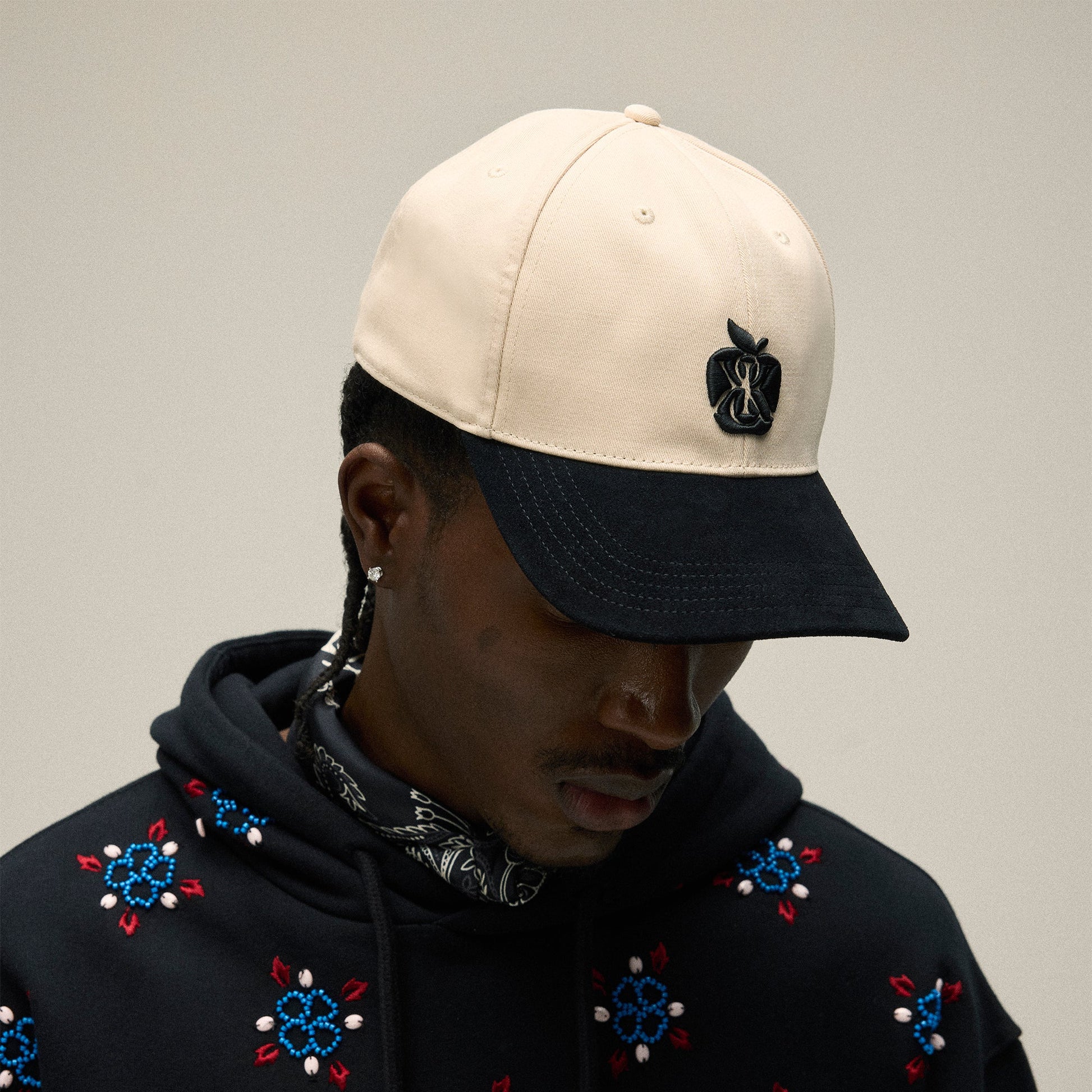 Men Kith Kith Two Tone Suede Brim Aaron Classic Cap - Black