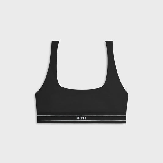 Women Kith Kith Women Elle U-Neck Active Bra - Black