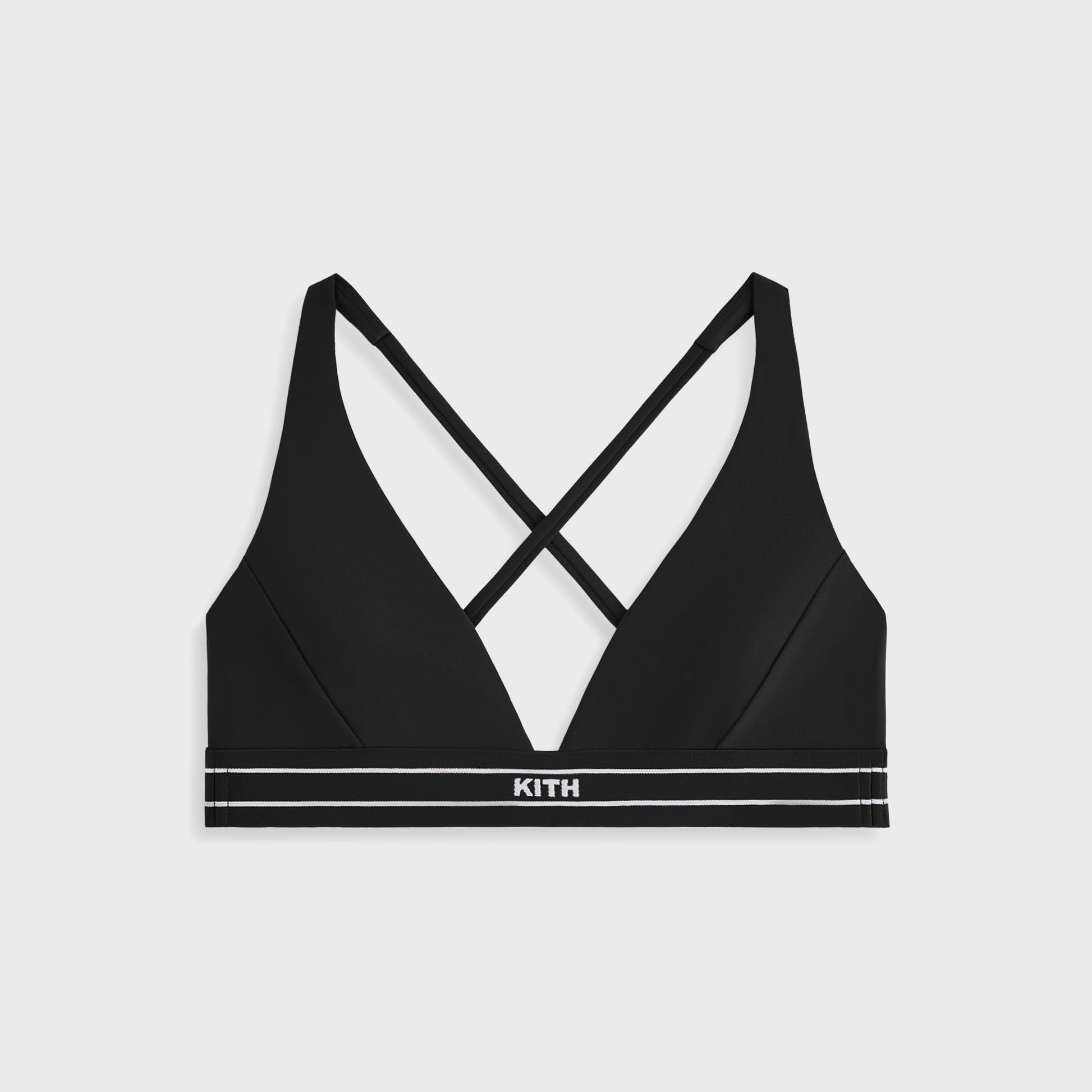 Women Kith Kith Women Cay Plunge Active Bra - Black